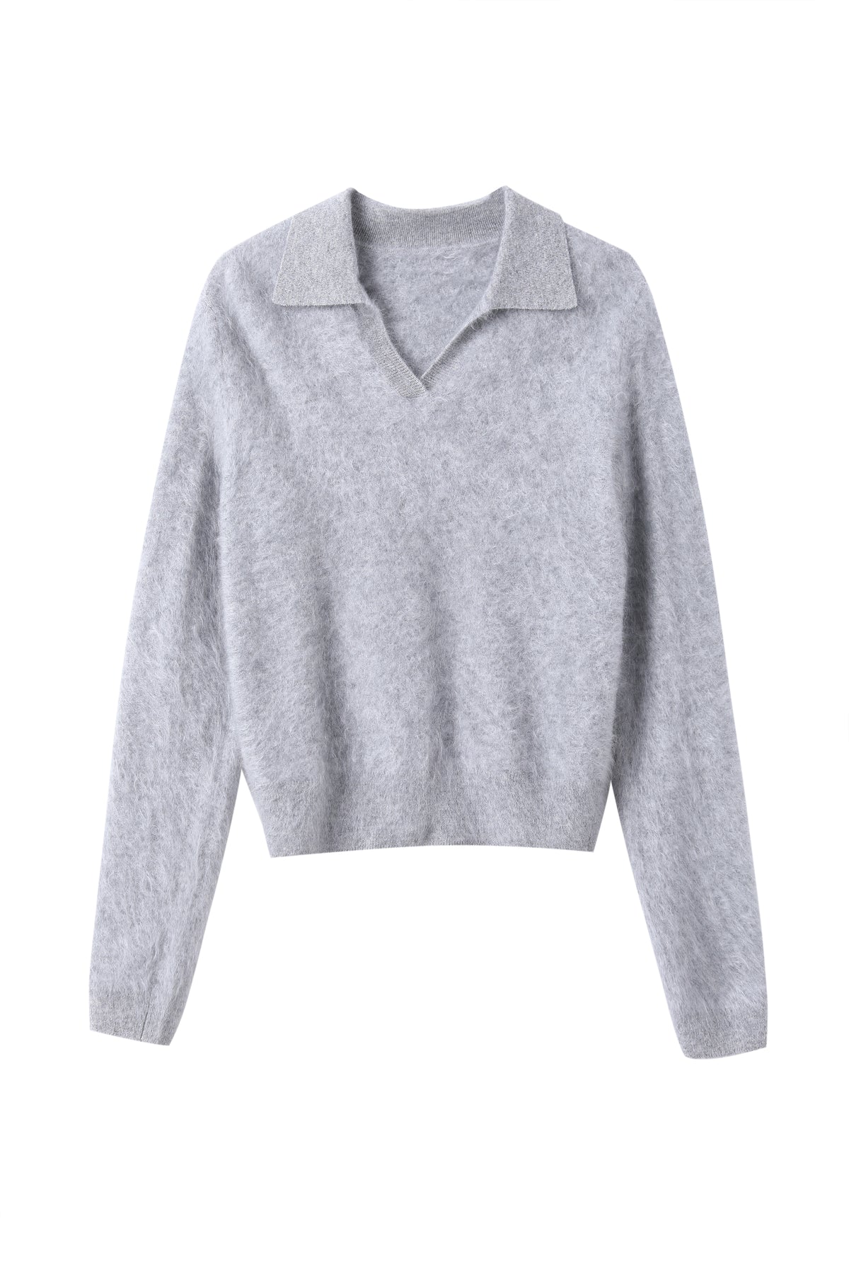 Women’s Brushed Cashmere Polo Sweater