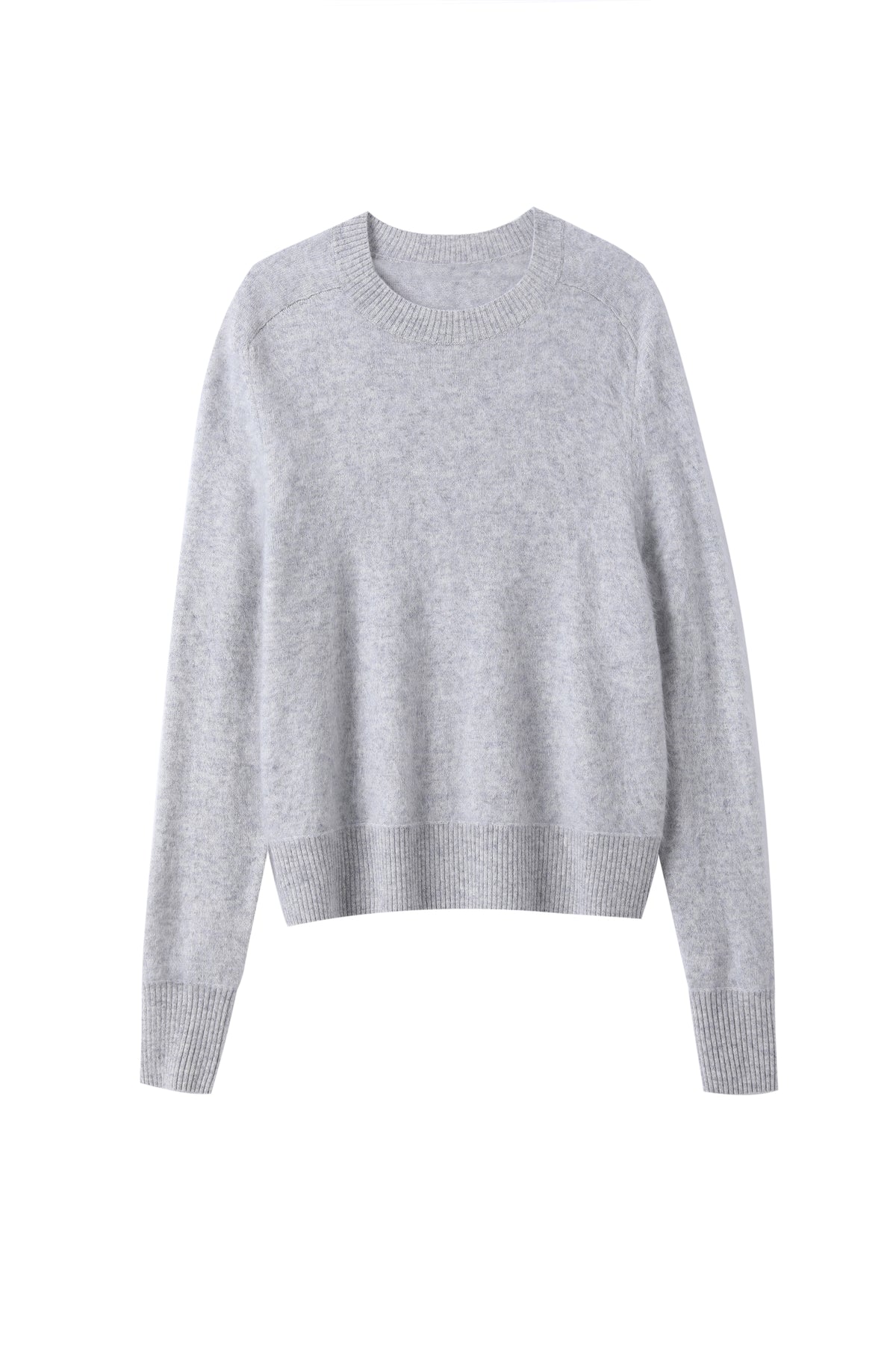Women’s Brushed Cashmere Saddle Shoulder Crewneck Sweater