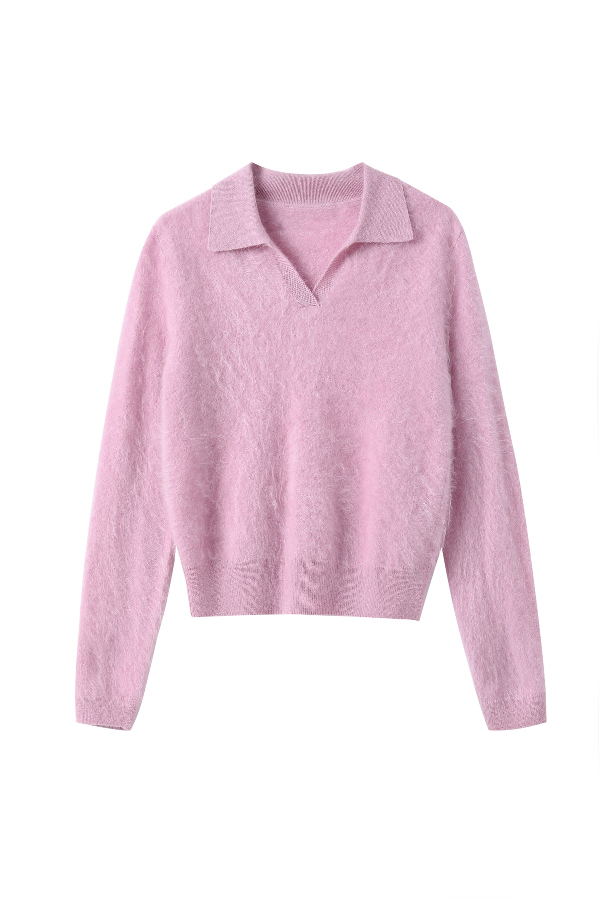 Women’s Brushed Cashmere Polo Sweater