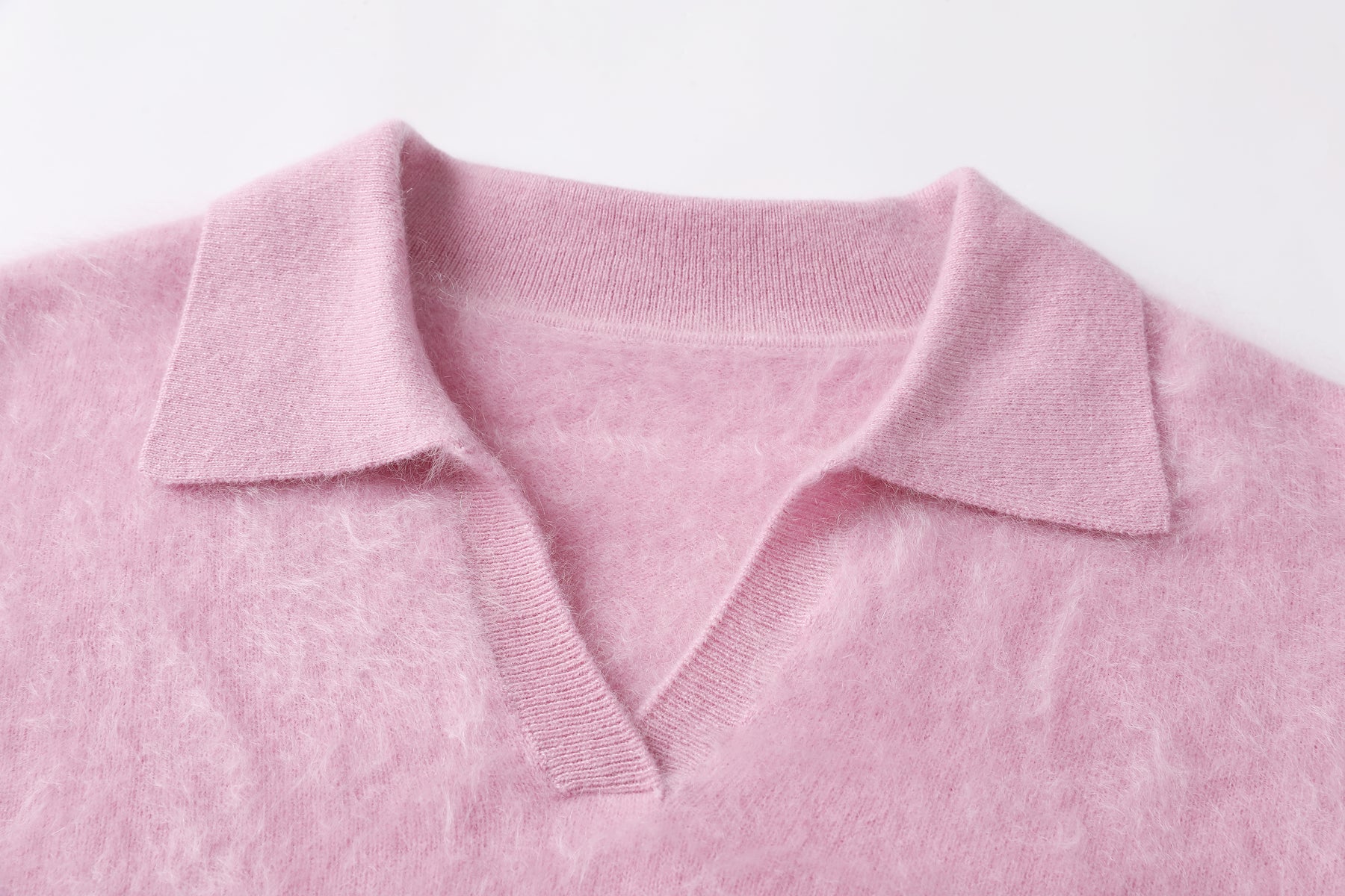 Women’s Brushed Cashmere Polo Sweater