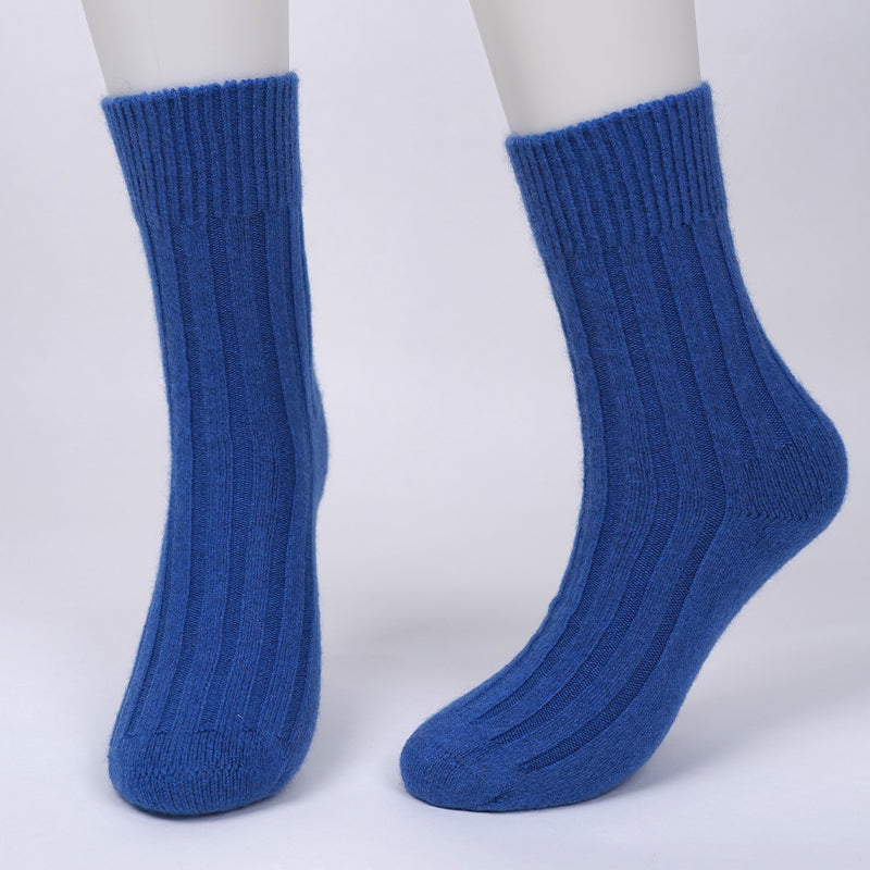 brushed cashmere socks