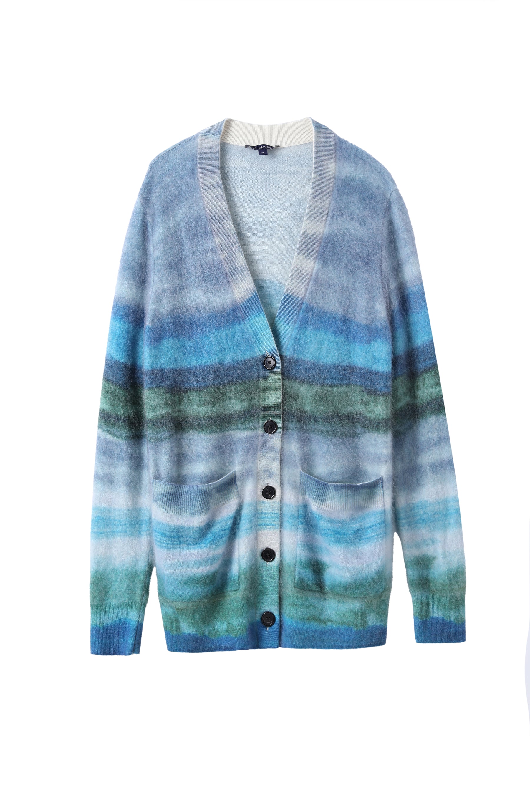 Women’s Brushed Cashmere Allover Printed Cardigan