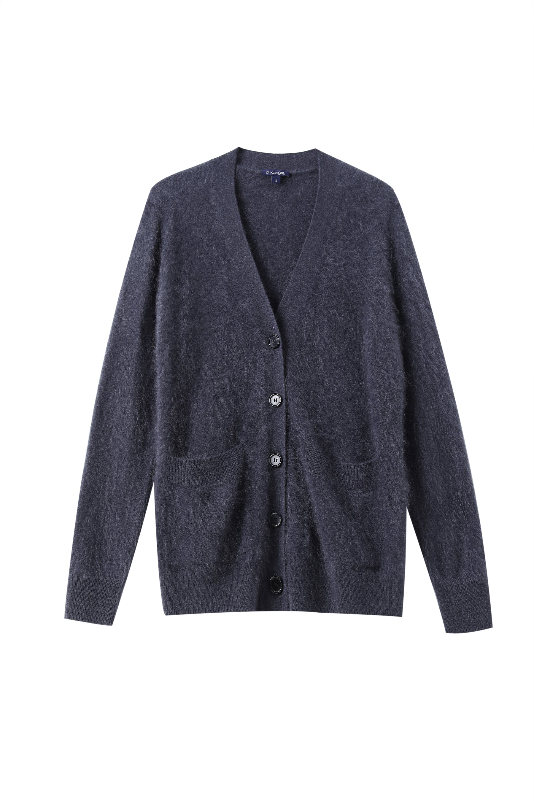 Women’s Brushed Cashmere Full-Length Button-Up Cardigan