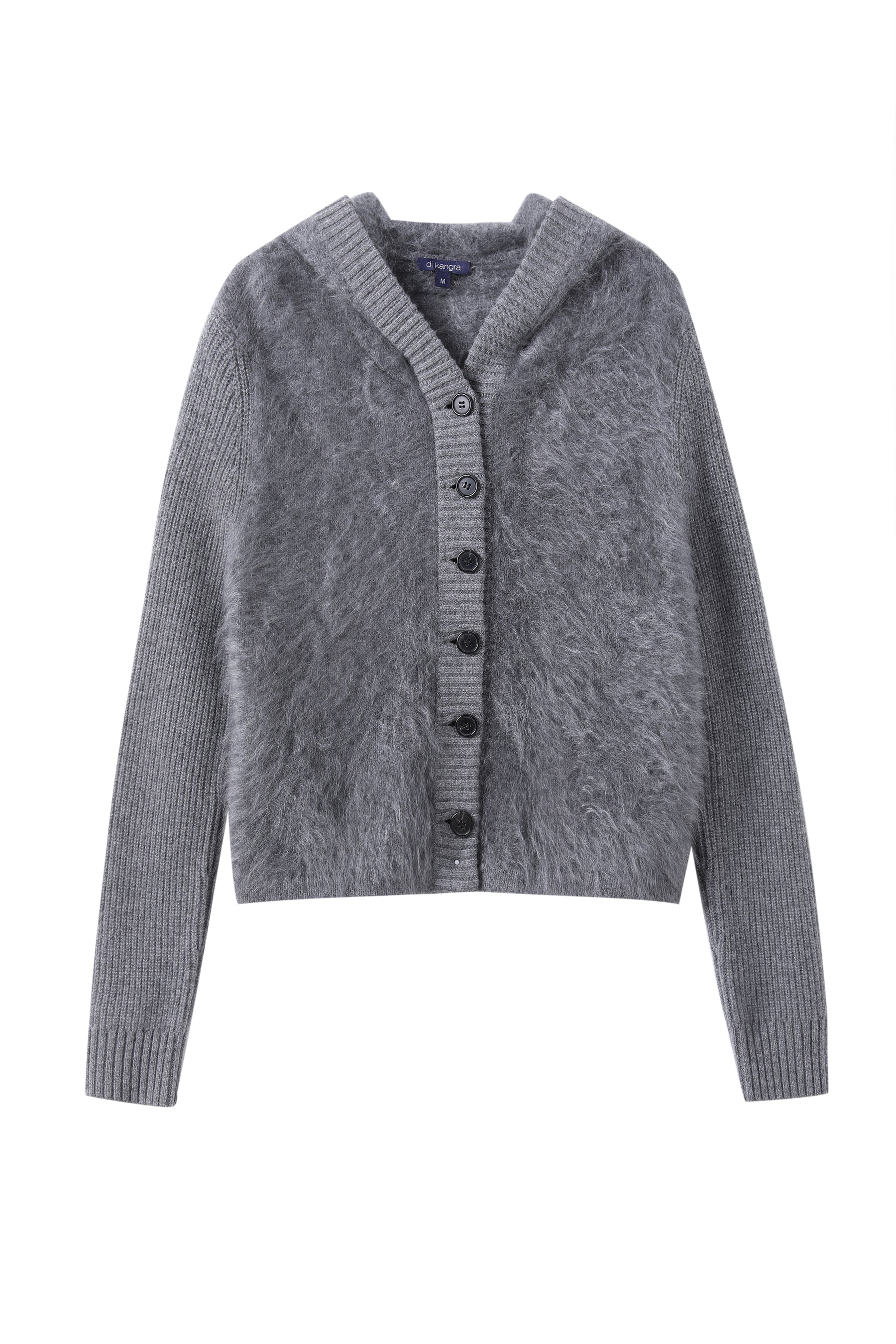 Women’s Brushed Cashmere Hooded Cardigan