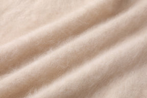 Women’s Brushed Cashmere Mock Neck Long Sleeve Sweater