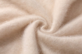 Women’s Brushed Cashmere Mock Neck Long Sleeve Sweater