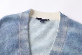 Women’s Brushed Cashmere Allover Printed Cardigan