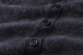 Women’s Brushed Cashmere Full-Length Button-Up Cardigan