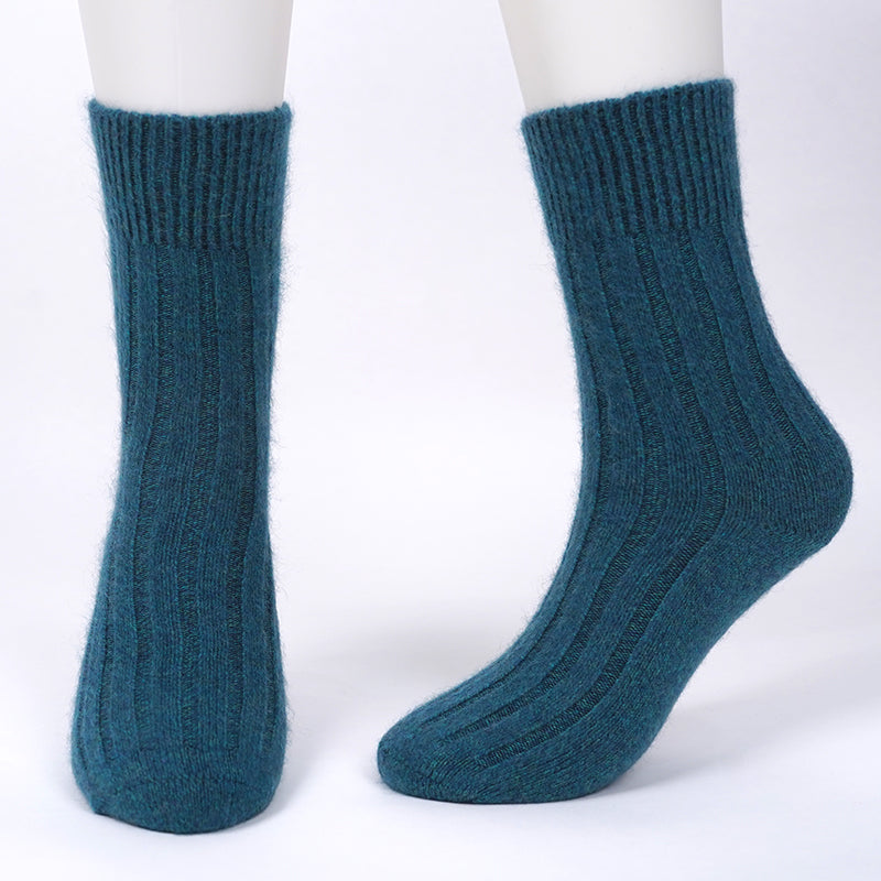 brushed cashmere socks