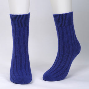 brushed cashmere socks