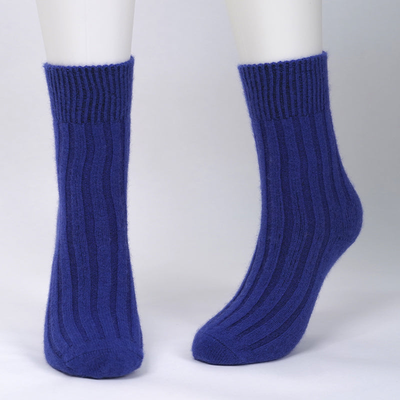 brushed cashmere socks