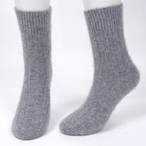 brushed cashmere socks