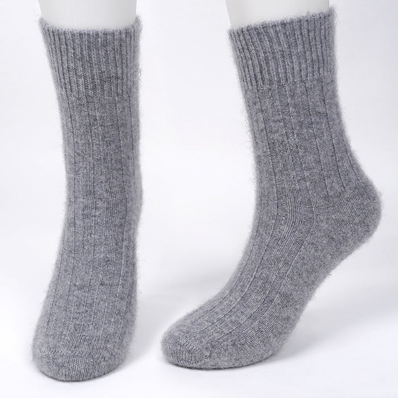 brushed cashmere socks