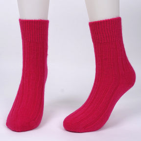 brushed cashmere socks