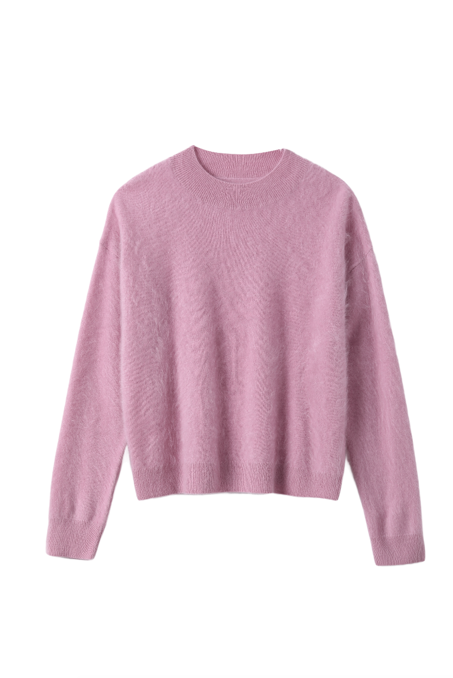 Women’s Brushed Cashmere Mock Neck Long Sleeve Sweater