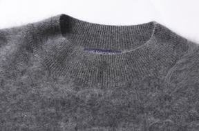 Women’s Brushed Cashmere Mock Neck Long Sleeve Sweater