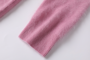 Women’s Brushed Cashmere Mock Neck Long Sleeve Sweater