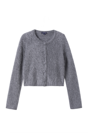 Women’s Brushed Cashmere Button-Up Cardigan