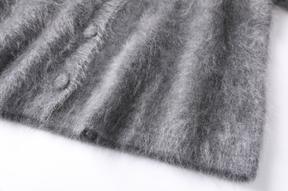 Women’s Brushed Cashmere Button-Up Cardigan