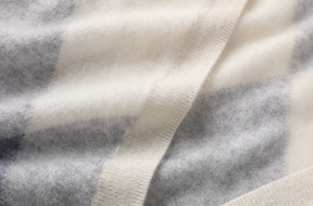 Women’s Brushed Cashmere Argyle Pattern Button-Up Cardigan