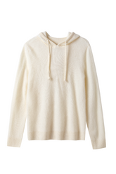 Women’s Brushed Wool Hooded Pullover Sweater
