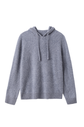 Women’s Brushed Wool Hooded Pullover Sweater