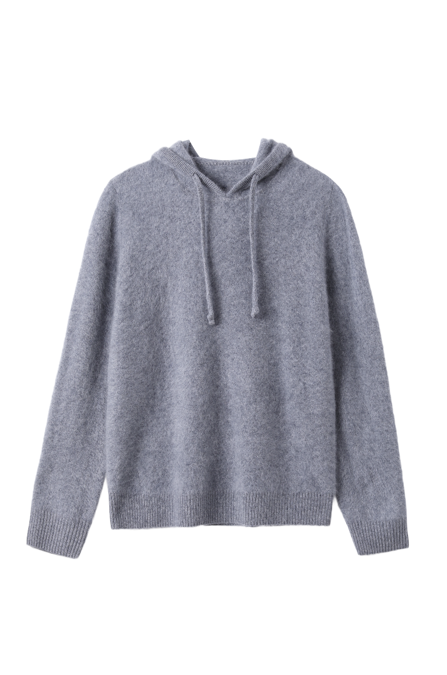 Women’s Brushed Wool Hooded Pullover Sweater